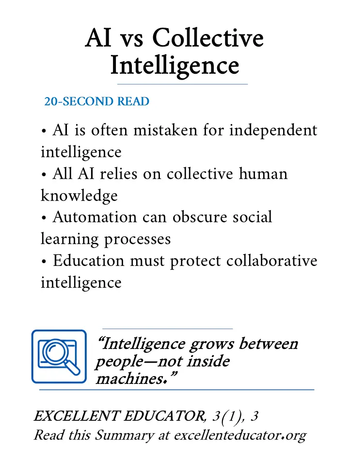ai vs collective intelligence