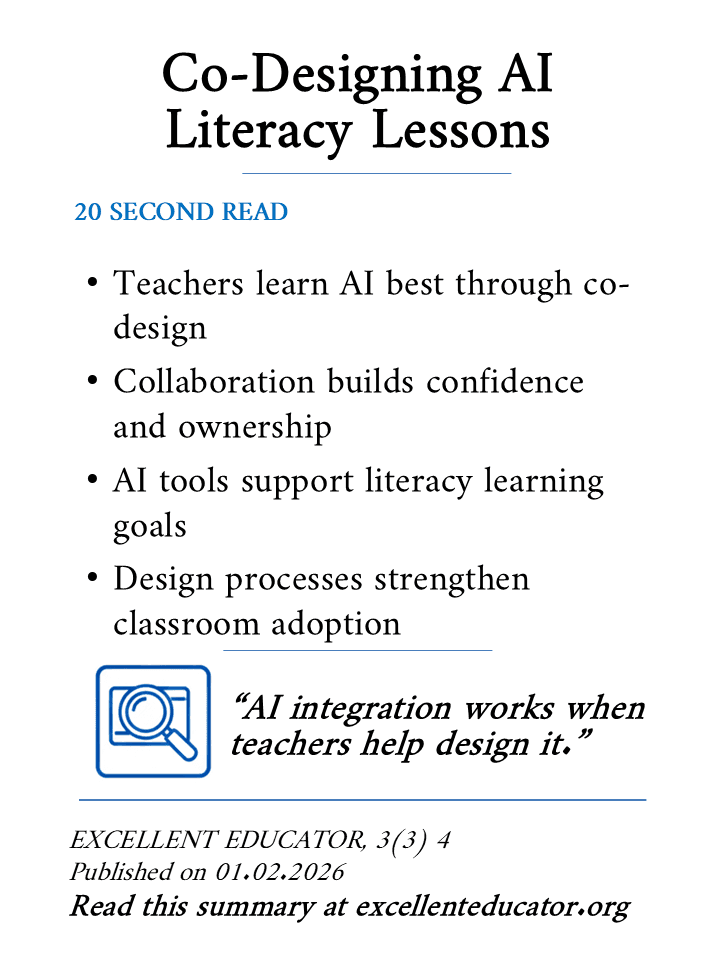 co designing ai literacy lessons