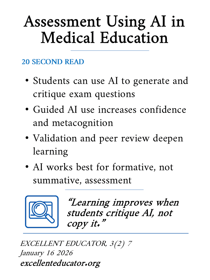 flipped assessment using ai in medical education