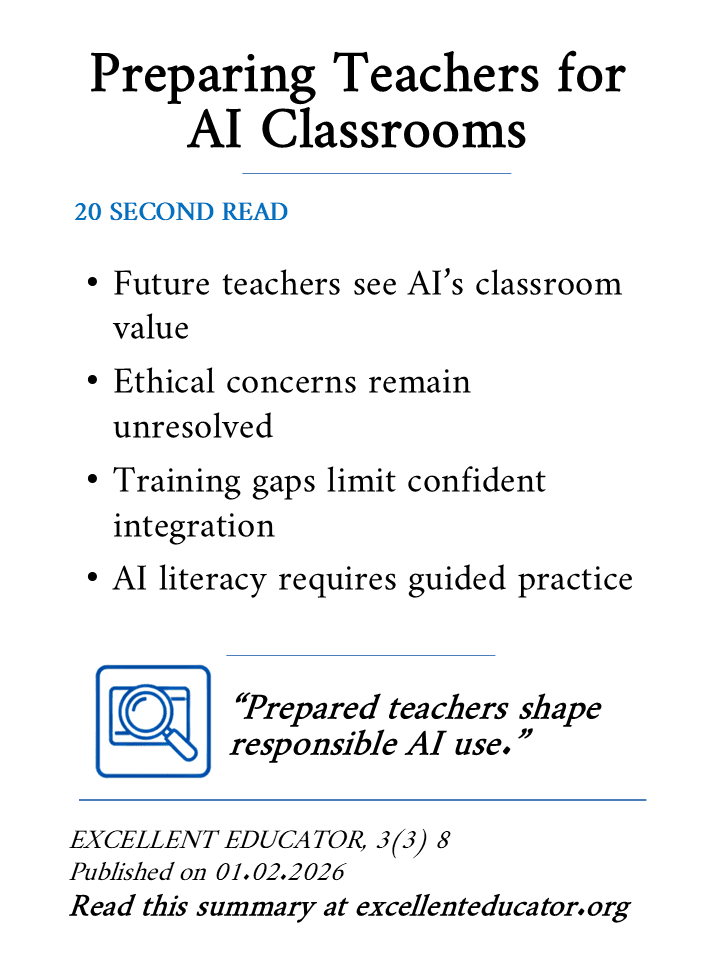 preparing teachers for ai classrooms